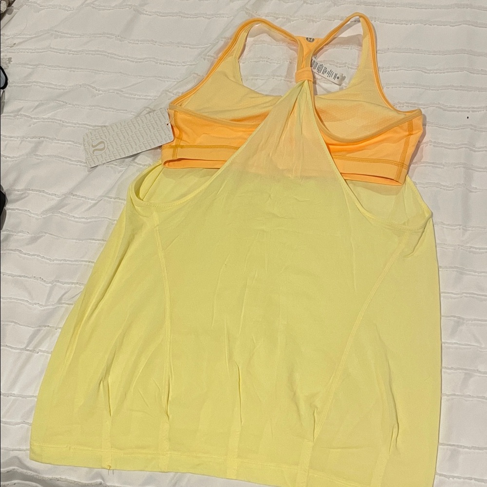 Lululemon Athletica Yellow and Orange Tank Top - Picture 4 of 7